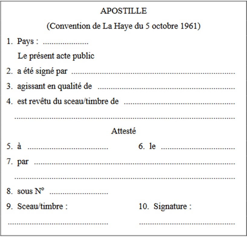 Traduction grec-français. Apostille